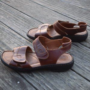 Josef Sibel Brown Leather Sandals - used